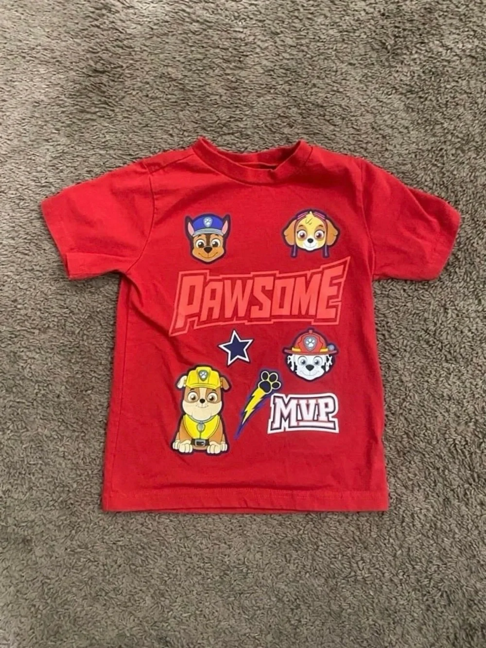 Boys Paw Patrol Pawsome Shirt size 5t - Picture 2 of 8